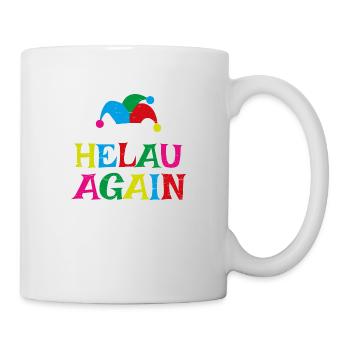 helau again karneval kostüm - Tasse - Weiß - Rechts