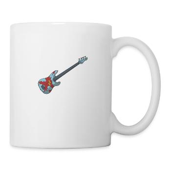 Bass guitar electric bass - Mug - white - Right