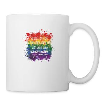 Lin Manuel Miranda Tony Sonnet Love is Love citation - Mug blanc - blanc - Droite