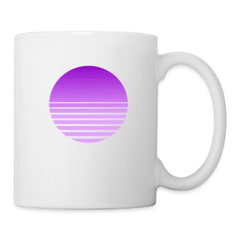 Outrun Retro Moon - Mug - white - Right