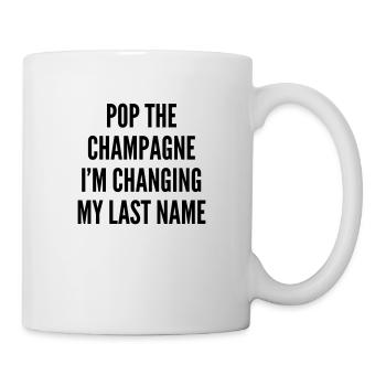 The Fashion Tee - Pop the changing name - Mug - white - Right