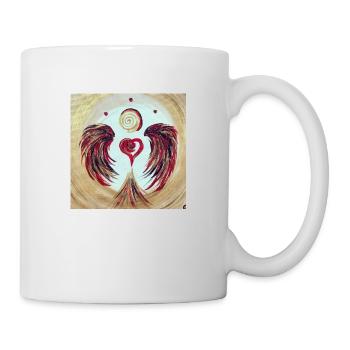 Le cœur du bonheur - Mug blanc - blanc - Droite