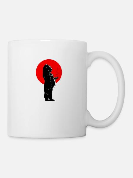 Coffee time & Gorilla - Mug blanc - blanc