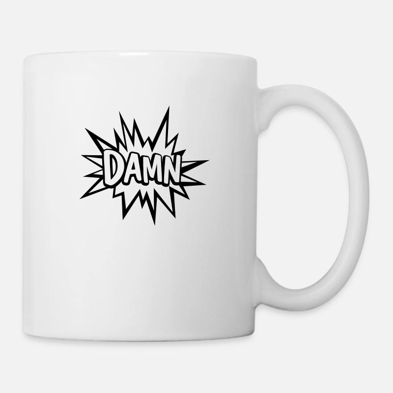 DAMN - Mug blanc - blanc