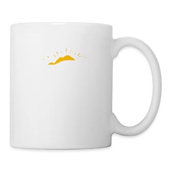 Die Berge rufen - Tasse - Weiß - Rechts