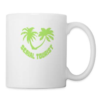 serial tourist quote palm humor - Mug - white - Right