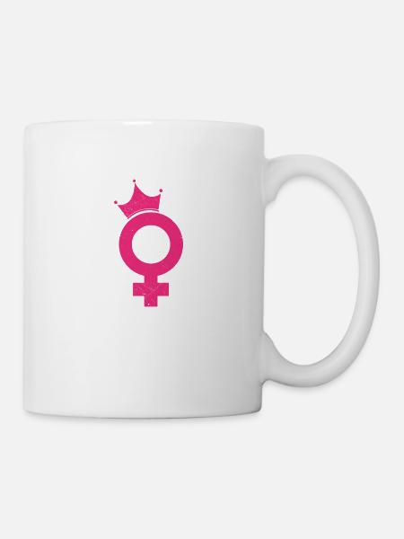 Feministin im Training Lustige Geschenkidee - Tasse - Weiß