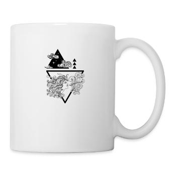 Shirt Kunst - Tasse - Weiß - Rechts