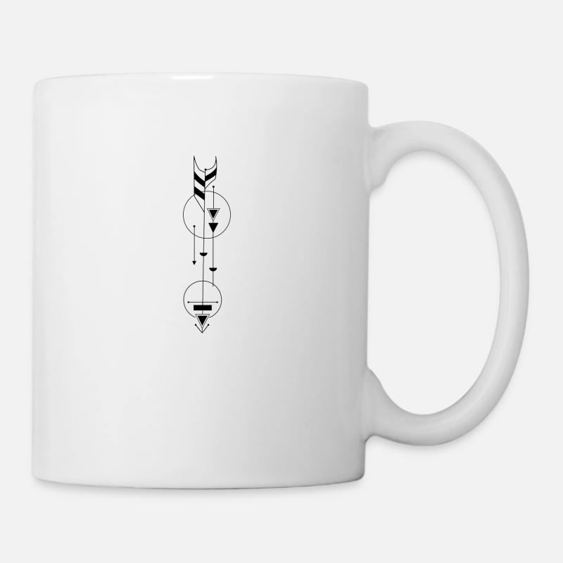 géométrie - Mug blanc - blanc