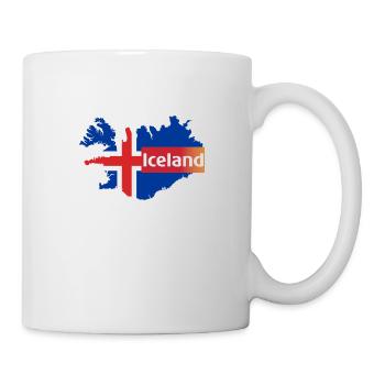 Island - Tasse - Weiß - Rechts
