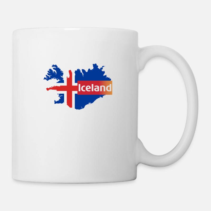 Island - Tasse - Weiß