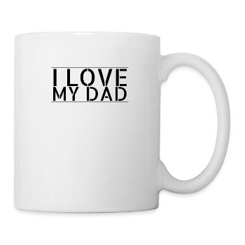 family - I love my dad - Tasse - Weiß - Rechts