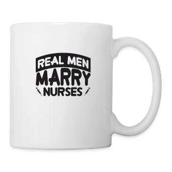 Real Men Marry Nurses - Mug - white - Right