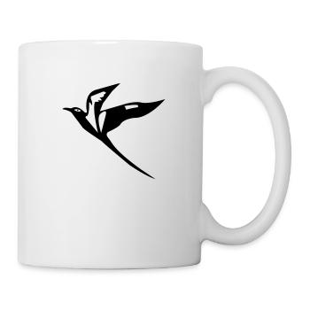 Stroh am Schwanz - Tasse - Weiß - Rechts
