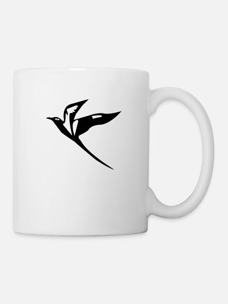 Stroh am Schwanz - Tasse - Weiß