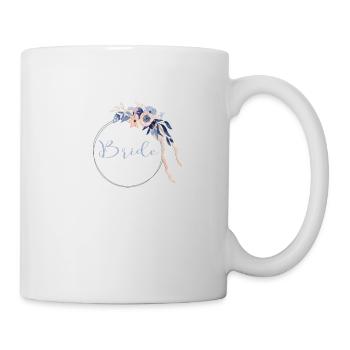 Boho bleu nuit personnalisable JGA Tream Bride - Mug blanc - blanc - Droite