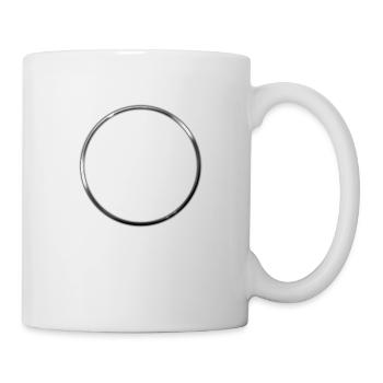RING 3D METALLIC - Tasse - Weiß - Rechts
