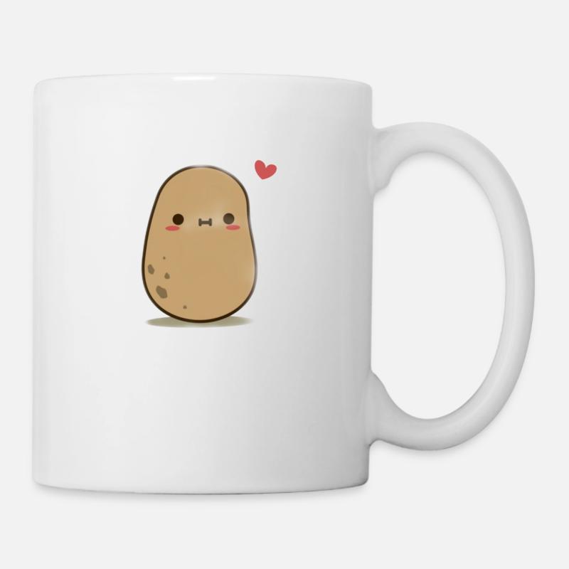 Kartoffel - Tasse - Weiß