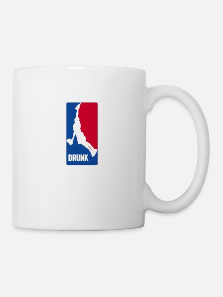 BASKETBALL DRUNK - Tasse - Weiß