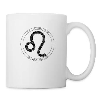 Zodiaque, Lion - Leo - Mug blanc - blanc - Droite