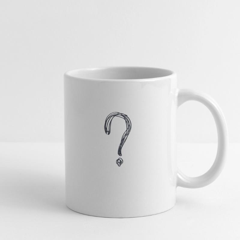 point d'interrogation Mug blanc
