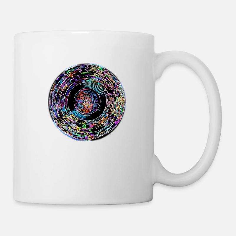 vinyle coloré - Mug blanc - blanc