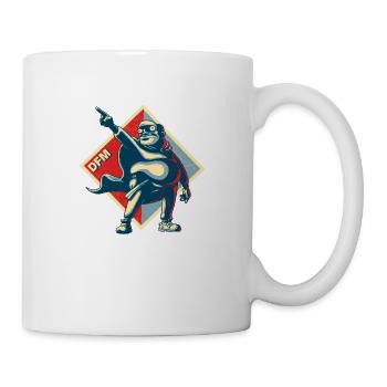 Diarrhea motif "big business" - Mug - white - Right