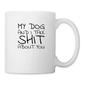 chien - mon chien et moi - Mug blanc - blanc - Droite