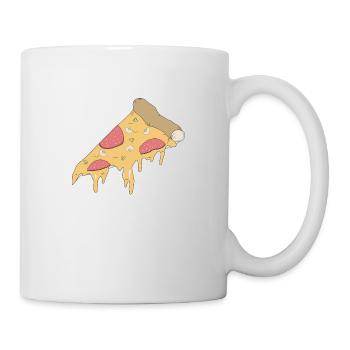 Pizza Bande Dessinée - Mug blanc - blanc - Droite