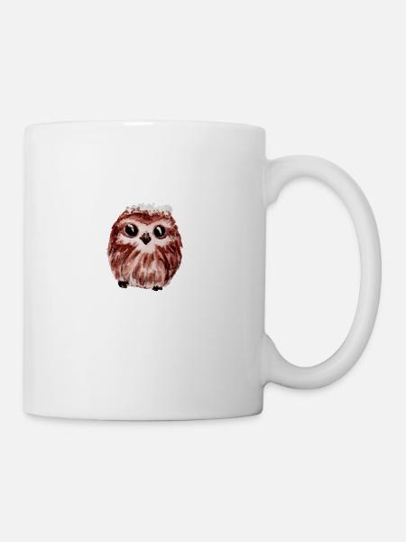 Bébé chouette - Mug blanc - blanc