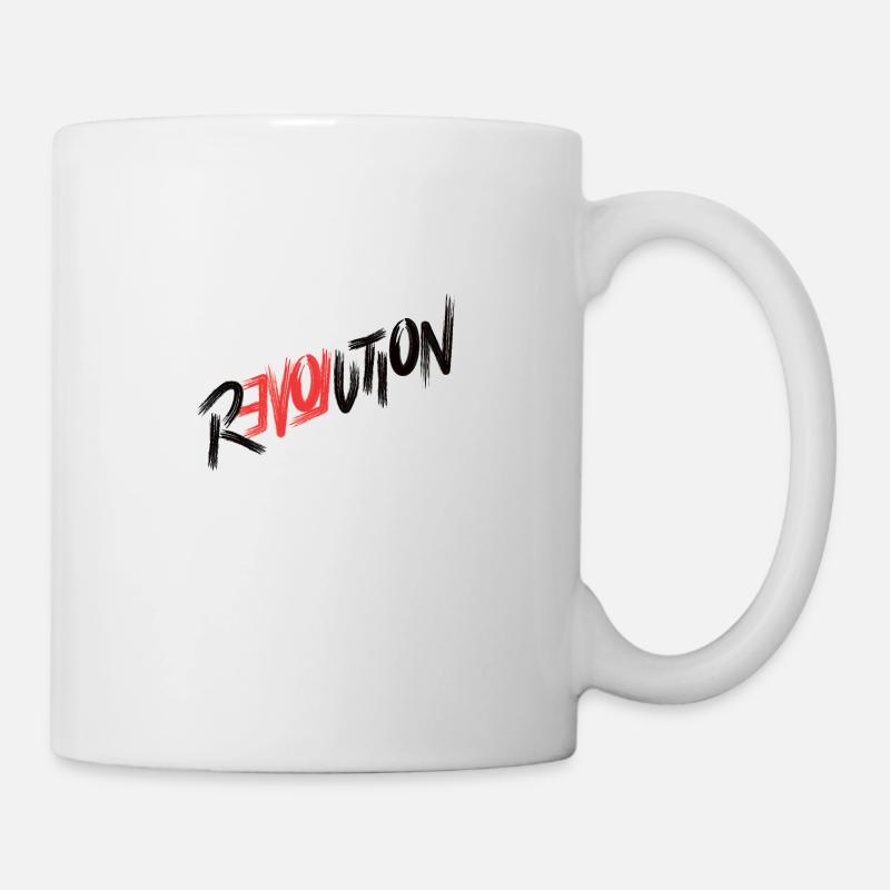Amour de la révolution - Mug blanc - blanc