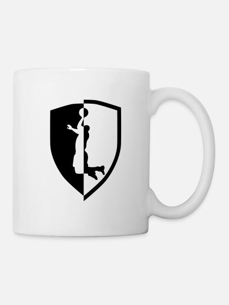 Basketball - slam dunk - Mug blanc - blanc
