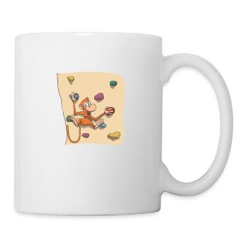 Blocage de singe - Mug blanc - blanc - Droite