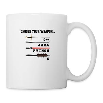 Choose your weapon - Mug - white - Right