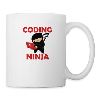 Codierung von Ninja - Tasse - Weiß - Rechts