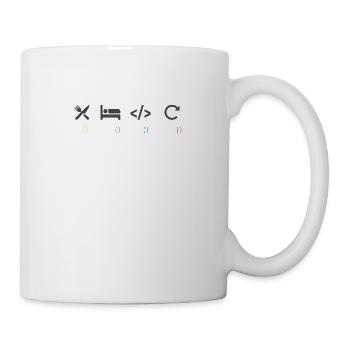 Codierung - Tasse - Weiß - Rechts