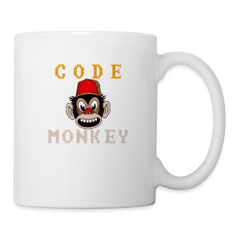 Code monkey - Mug - white - Right