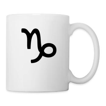 signe astrologique capricorne - Mug blanc - blanc - Droite