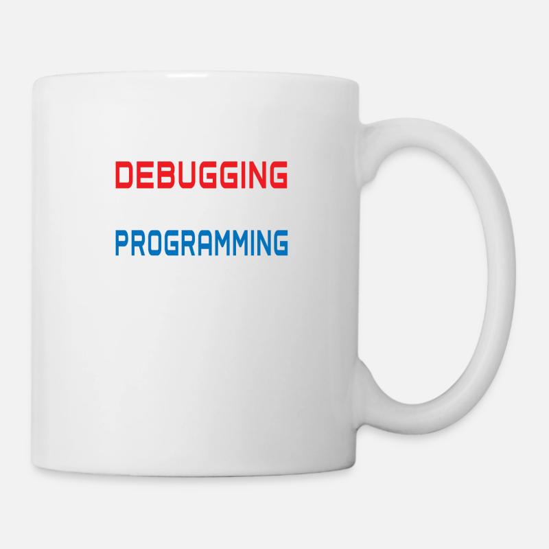 Débogage de la programmation - Mug blanc - blanc