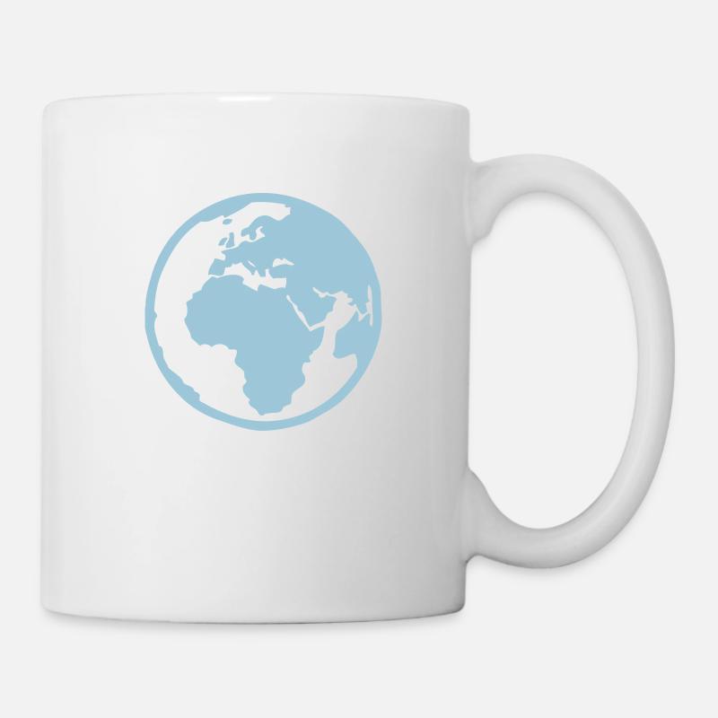 blauer Planet Erde 2 - Tasse - Weiß