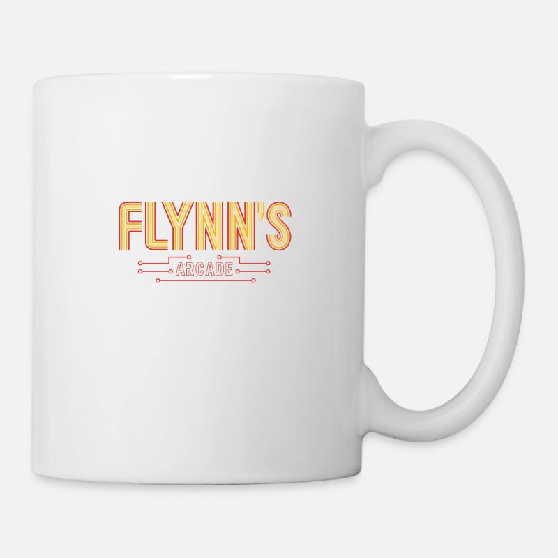Flynns Spielhalle - Tasse - Weiß