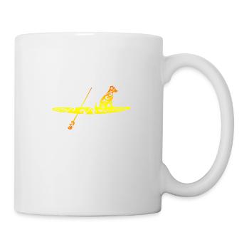 Idée de cadeau de tatouage tribal maori chien SUP - Mug blanc - blanc - Droite