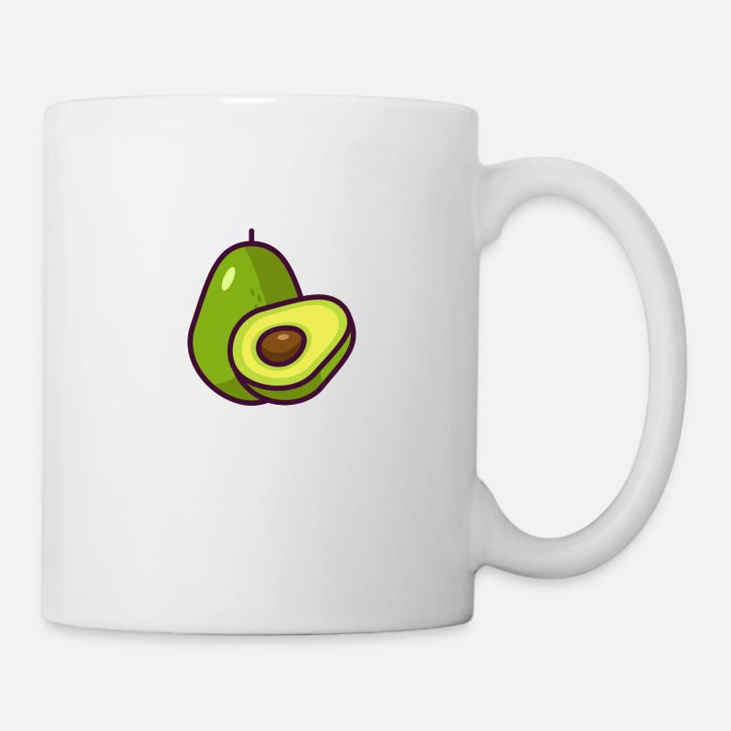 Avocado - Tasse - Weiß
