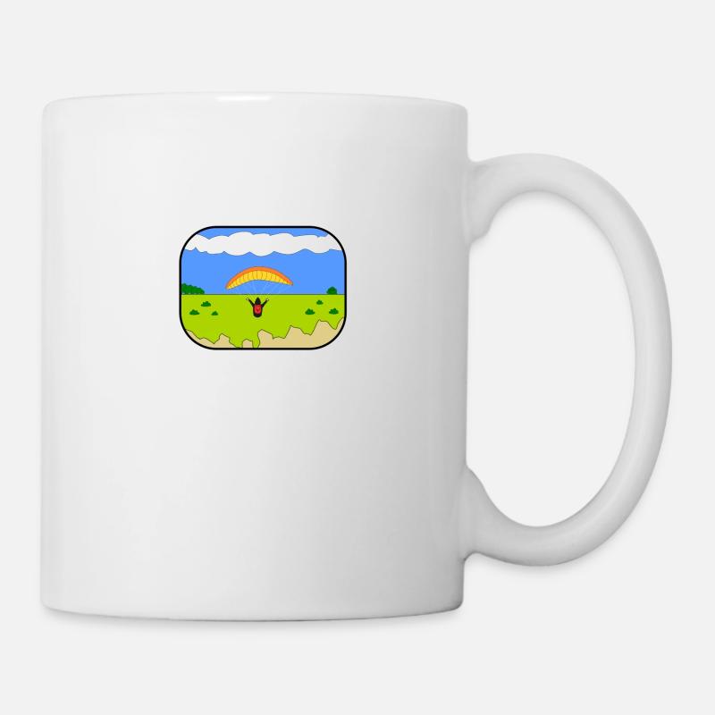 Gleitschirmflieger - Tasse - Weiß