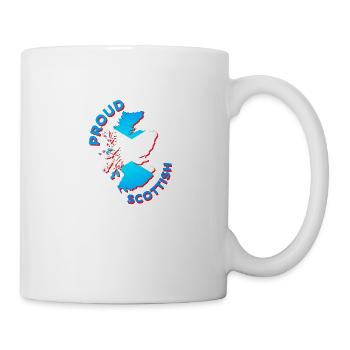 Proud To Be From Scotland! - Mug - white - Right