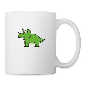 triceratops - Tasse - Weiß - Rechts
