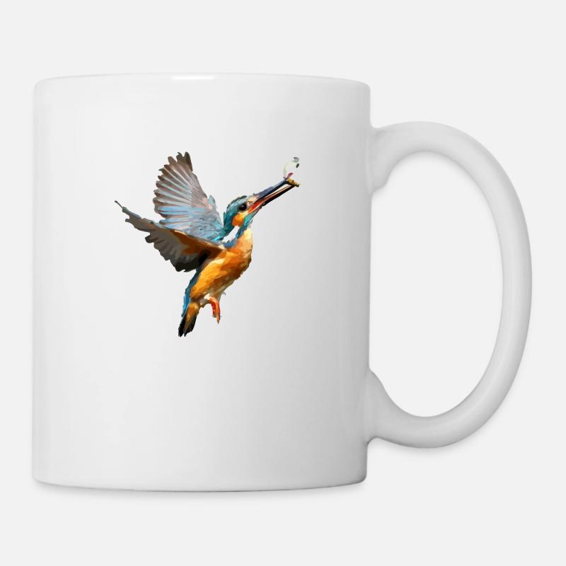 kingfisher - Tasse - Weiß