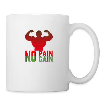 No Pain No Gain - Mug - white - Right