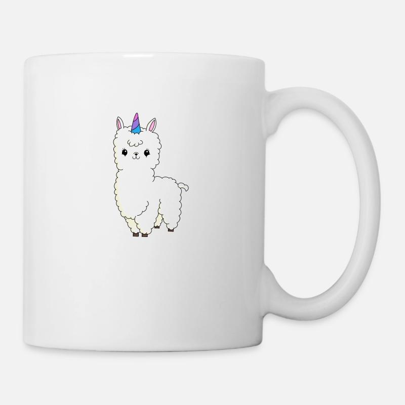 Süßes Lamacorn - Tasse - Weiß