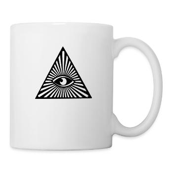 all seeing eye - mysticism - Mug - white - Right